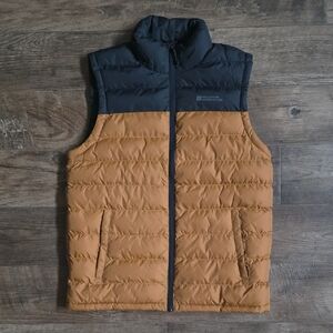 Mountain Warehouse Insolated Black & Tan Puffer Seasons Vest